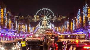 Champs Elysees Christmas lights, 2012
